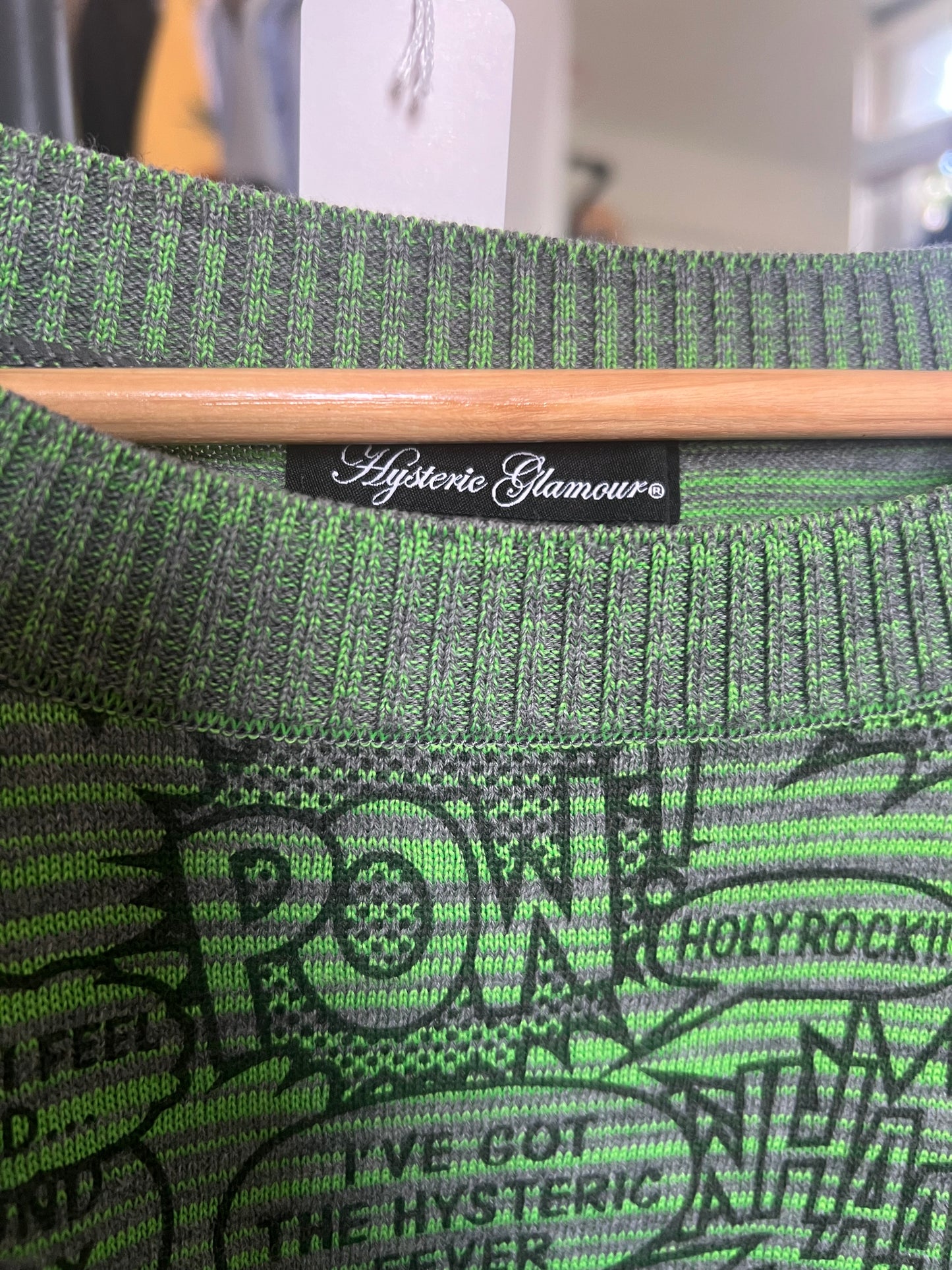 Hysteric Glamour Comic Sweater